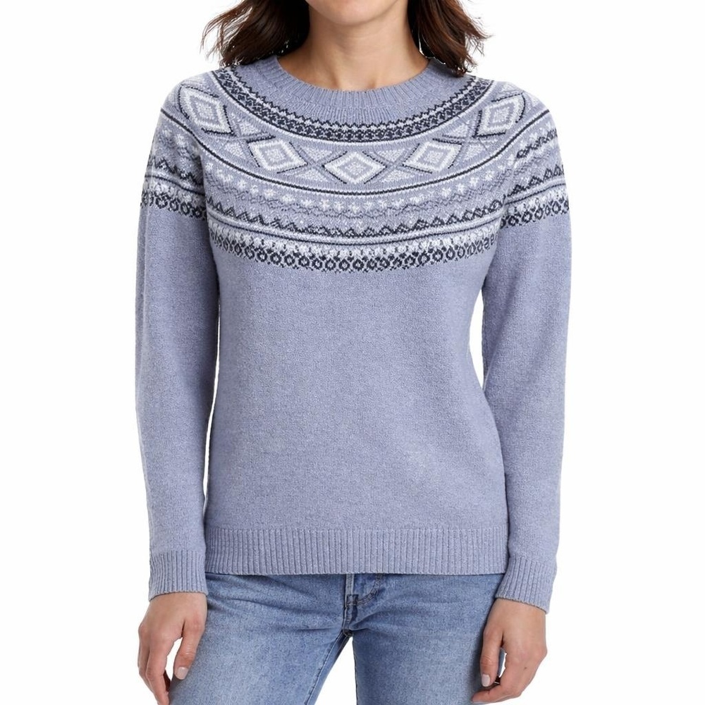 Weatherproof Women's S Pullover Sweater Blue H0916